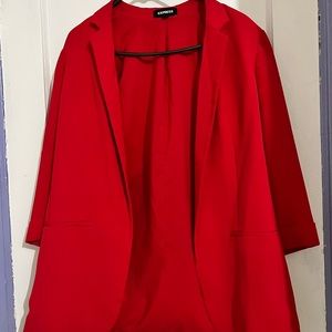 Express Red Blazer